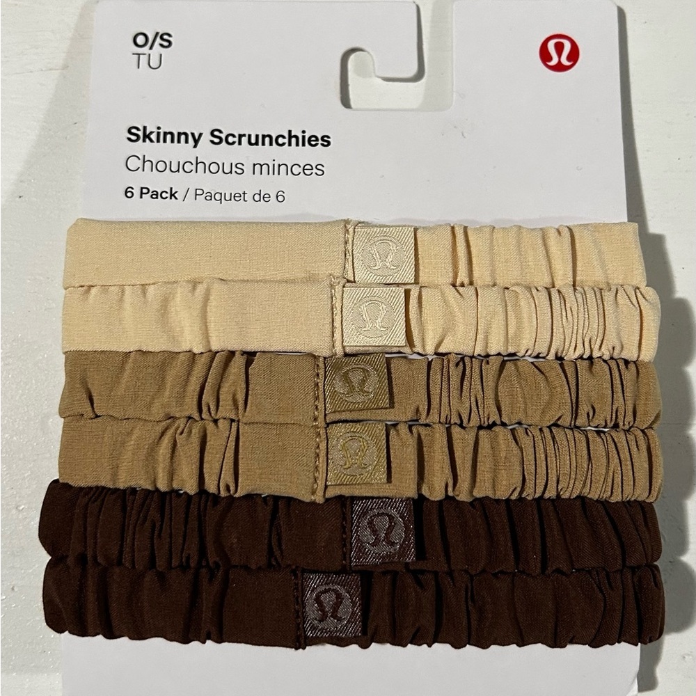 lululemon athletica Skinny Scrunchies - Earthy Neutrals